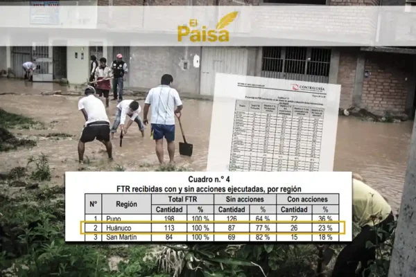 huánuco fenomeno de el niño - contraloria - el paisa